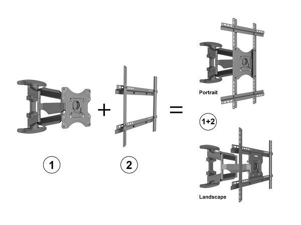 Multibrackets MB-2314 TV mounts up to 70" / 30kg hind ja info | Teleri seinakinnitused ja hoidjad | kaup24.ee