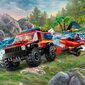 60412 Lego® City 4x4 tuletõrjeauto koos päästepaadiga hind ja info | Klotsid ja konstruktorid | kaup24.ee