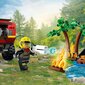 60412 Lego® City 4x4 tuletõrjeauto koos päästepaadiga цена и информация | Klotsid ja konstruktorid | kaup24.ee
