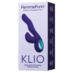 Вибратор-зайчик FemmeFunn Klio, фиолетовый цвет цена и информация | Вибраторы | kaup24.ee