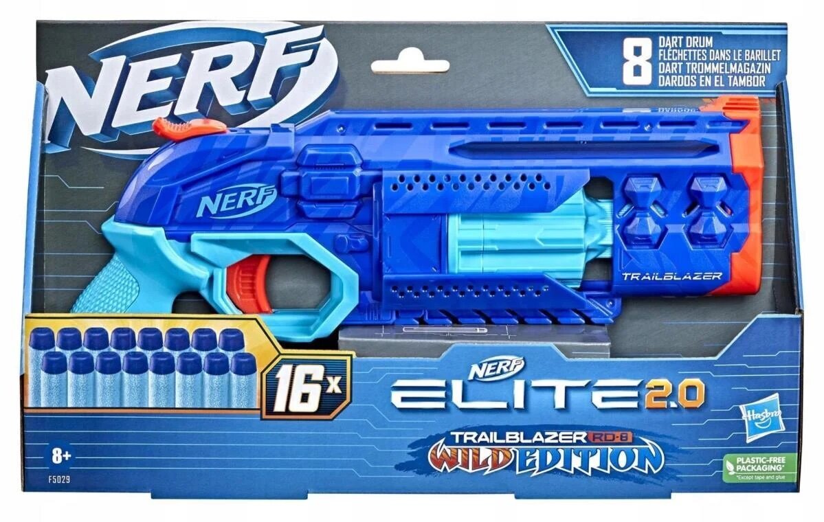 Mängupüstol Nerf Elite 2.0 Trailblazer RD-8 hind ja info | Poiste mänguasjad | kaup24.ee