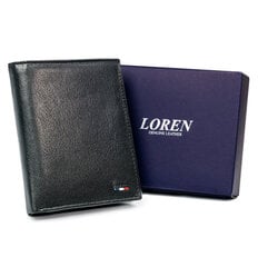 Meeste rahakott Loren, must hind ja info | Meeste rahakotid | kaup24.ee