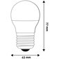 Avide LED pirn 6,5W G45 E27 6400K цена и информация | Lambipirnid, lambid | kaup24.ee