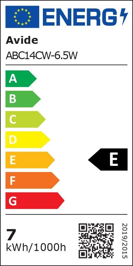 Avide LED pirn 6,5W B35 E14 6400K hind ja info | Lambipirnid, lambid | kaup24.ee