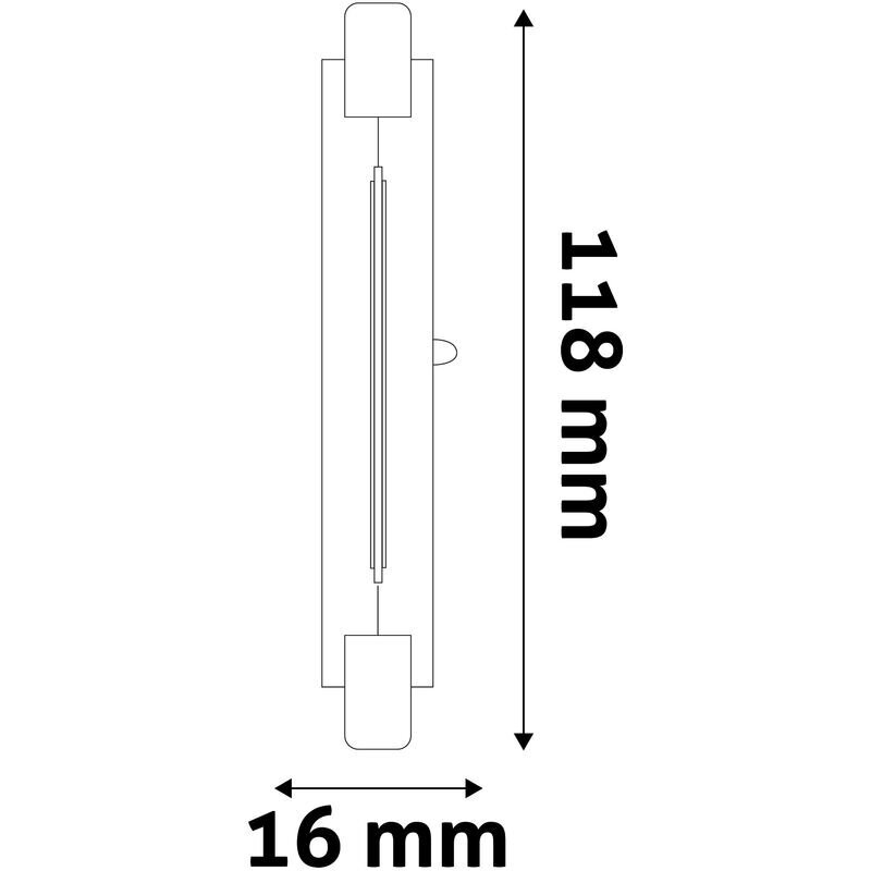 Avide LED pirn 13W R7S 3000K hind ja info | Lambipirnid, lambid | kaup24.ee