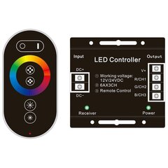 Avide LED RGB riba kontroller 216W RF kaugjuhtimispuldiga цена и информация | Светодиодные ленты | kaup24.ee