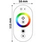 Avide LED RGB riba kontroller 216W RF kaugjuhtimispuldiga hind ja info | LED ribad | kaup24.ee
