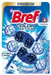 WC puhastusvahend-värskendaja Bref Color Aktiv Chlorine, 2x50g hind ja info | Bref Kodutarbed | kaup24.ee