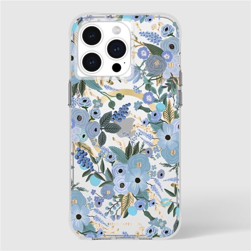 Case Mate Rifle Party Co. Garden Party Blue case, MagSafe - iPhone 15 Pro цена и информация | Telefoni kaaned, ümbrised | kaup24.ee
