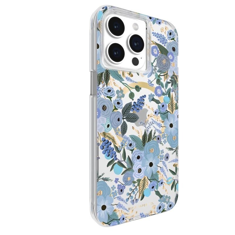 Case Mate Rifle Party Co. Garden Party Blue case, MagSafe - iPhone 15 Pro цена и информация | Telefoni kaaned, ümbrised | kaup24.ee