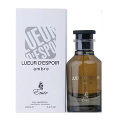 Parfüümvesi Lueur D"espoir Ambre Emir naistele/meestele, 100 ml hind ja info | Naiste parfüümid | kaup24.ee