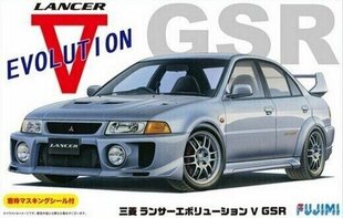 Сборная пластиковая модель. Fujimi - Mitsubishi Lancer Evolution V GSR w/Masks, 1/24, 03919 цена и информация | Склеиваемые модели | kaup24.ee