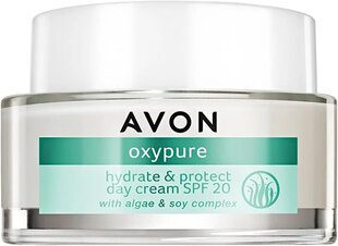 Oxypure крем для лица с кислородным комплексом и экстрактом водорослей SPF20, 50мл, Avon цена и информация | Кремы для лица | kaup24.ee