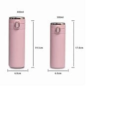 Termos, 400 ml, roosa цена и информация | Термосы, термокружки | kaup24.ee