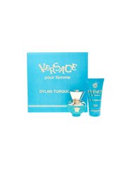 Komplekt Versace Dylan Turquoise naistele: tualettvesi, EDT 30 ml + kehakreem, 50 ml hind ja info | Naiste parfüümid | kaup24.ee