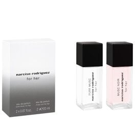 Komplekt Narciso Rodriguez For Her/Pure Musc naistele: EDT 20 ml + EDP 20 ml hind ja info | Naiste parfüümid | kaup24.ee