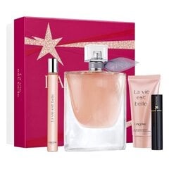 Komplekt Lancome La Vie Est Belle naistele: parfüümvesi EDP, 100 ml + 10 ml + kehapiim, 50 ml + ripsmetušš hind ja info | Naiste parfüümid | kaup24.ee