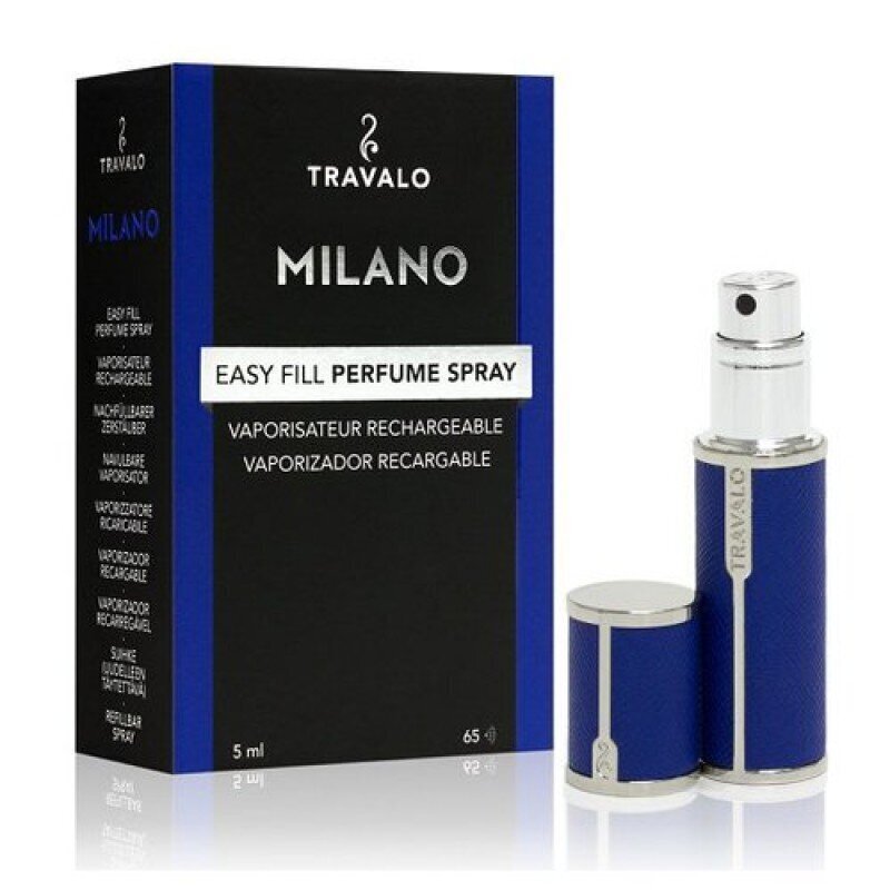 Täidetav parfüümipudel Travalo Milano Blue, 5 ml hind ja info | Naiste parfüümid | kaup24.ee