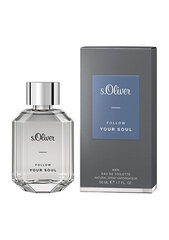 Туалетная вода s.Oliver Follow Your Soul Men EDT для мужчин, 30 мл цена и информация | Мужские духи | kaup24.ee