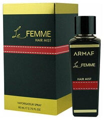 Juukselakk naistele Armaf Le Femme for Women Hair Mist, 80 ml цена и информация | Парфюмированная косметика для женщин | kaup24.ee