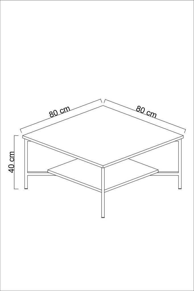 Elutoa mööblikomplekt, Asir, TV-alus 180 x 30 x 50 cm, diivanilaud 90 x 60 x 40 cm, valge ja must цена и информация | Sektsioonid | kaup24.ee