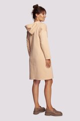 B238 Платье с высоким воротником и карманами - бежевое цена и информация | Платья | kaup24.ee