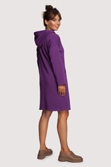 B238 Платье с высоким воротником и карманами - фиолетовое цена и информация | Платья | kaup24.ee