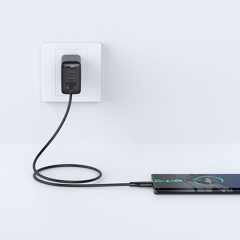 Acefast USB to Lightning 3A C3-04 (1,2m), valge hind ja info | Mobiiltelefonide kaablid | kaup24.ee