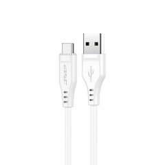 Acefast USB to Lightning 3A C3-04 (1,2m), valge hind ja info | Mobiiltelefonide kaablid | kaup24.ee