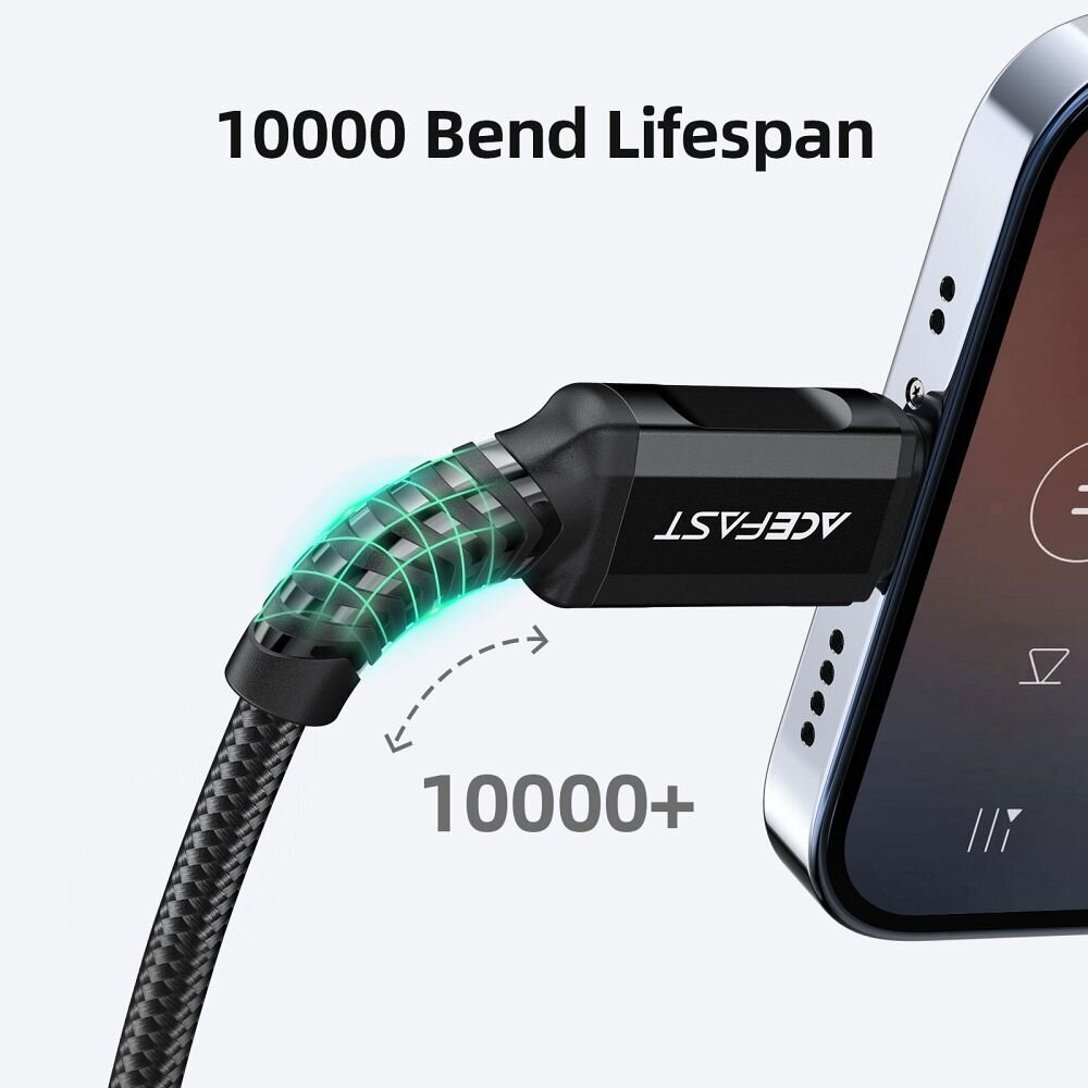 Acefast audio Lightning 8-pin - Jack 3,5mm C1-05 18 cm цена и информация | Mobiiltelefonide kaablid | kaup24.ee