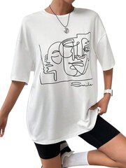 Женская белая футболка Electronics LV-141, 1 шт. цена и информация | Нательные женские майки | kaup24.ee