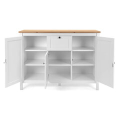 Комод Bergen Credenza, белый/коричневый цена и информация | Комоды | kaup24.ee