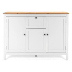 Комод Bergen Credenza, белый/коричневый цена и информация | Комоды | kaup24.ee