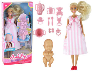 Беременная кукла Anlily с аксессуарами цена и информация | Anlily Товары для детей и младенцев | kaup24.ee