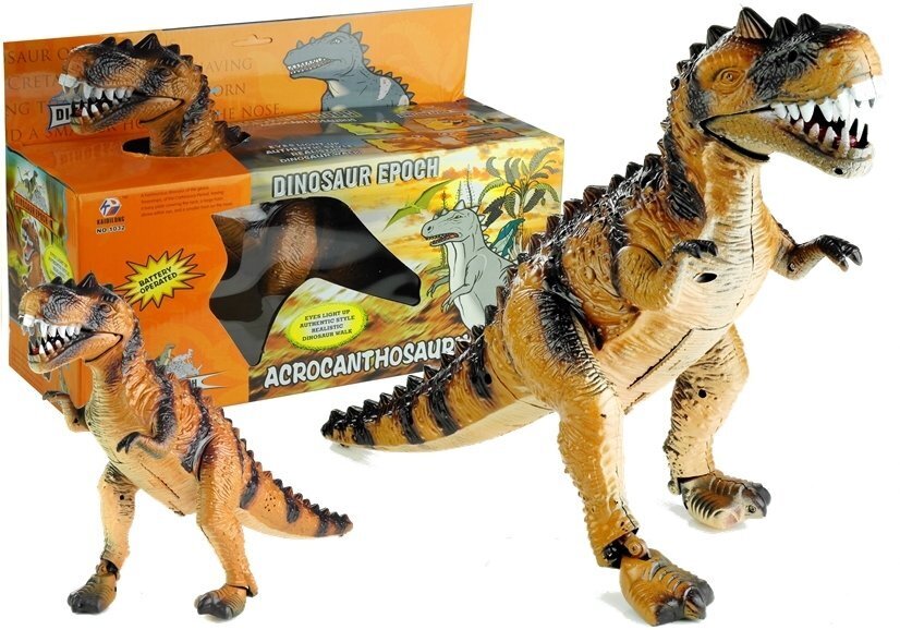 Interaktiivne dinosaurus, 36 cm hind ja info | Poiste mänguasjad | kaup24.ee