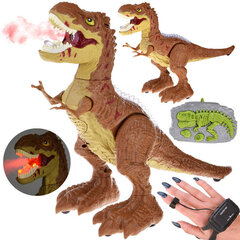 Динозавр с дистанционным управлением T-REX 2 в 1, коричневый цена и информация | Игрушки для мальчиков | kaup24.ee