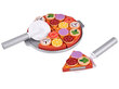 Puidust pitsa lõikamise komplekt Acarebanny, 27tk цена и информация | Tüdrukute mänguasjad | kaup24.ee