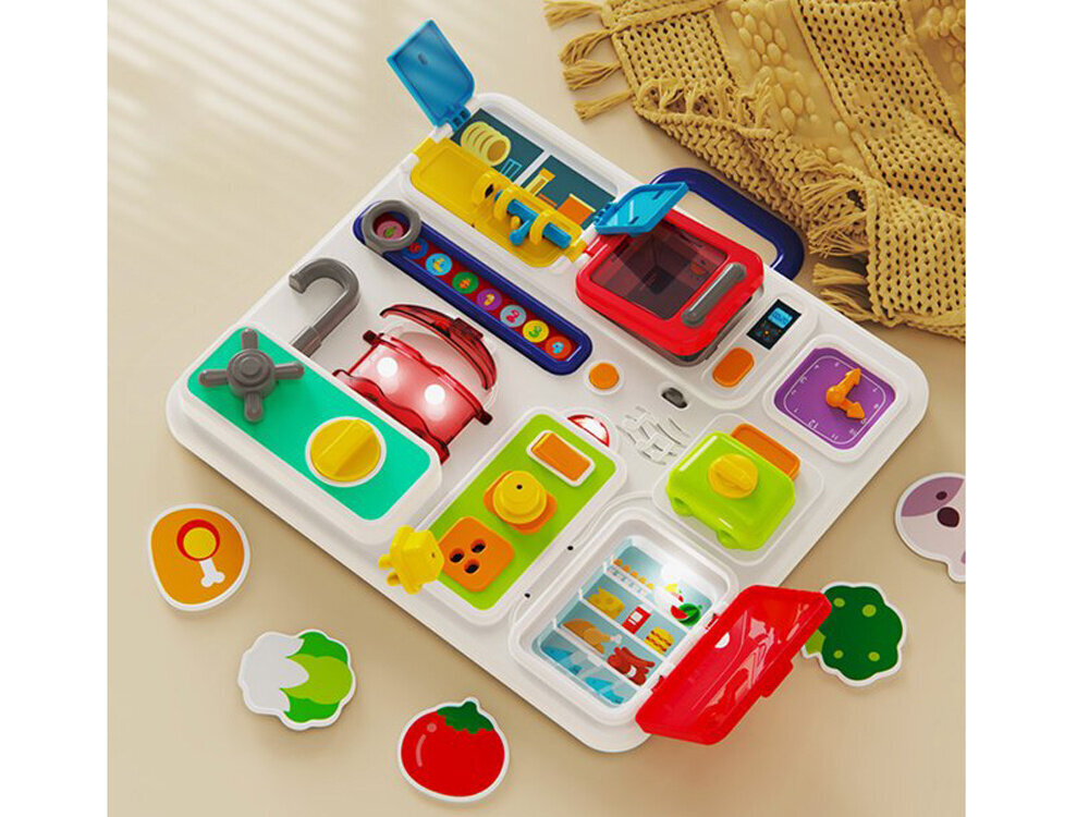 Sensoorne mänguasi Köök heli- ja valgusefektidega Huanger цена и информация | Imikute mänguasjad | kaup24.ee