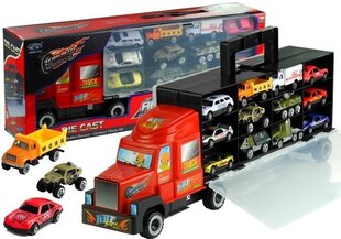 Suur veoauto autodega hind ja info | Poiste mänguasjad | kaup24.ee