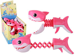 Игрушечный пистолет Lean Toys «Акула», розовая цена и информация | Игрушки для мальчиков | kaup24.ee