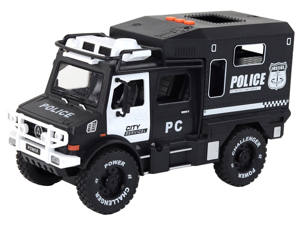 Valgus- ja heliefektidega politseiauto LeanToys hind ja info | Poiste mänguasjad | kaup24.ee