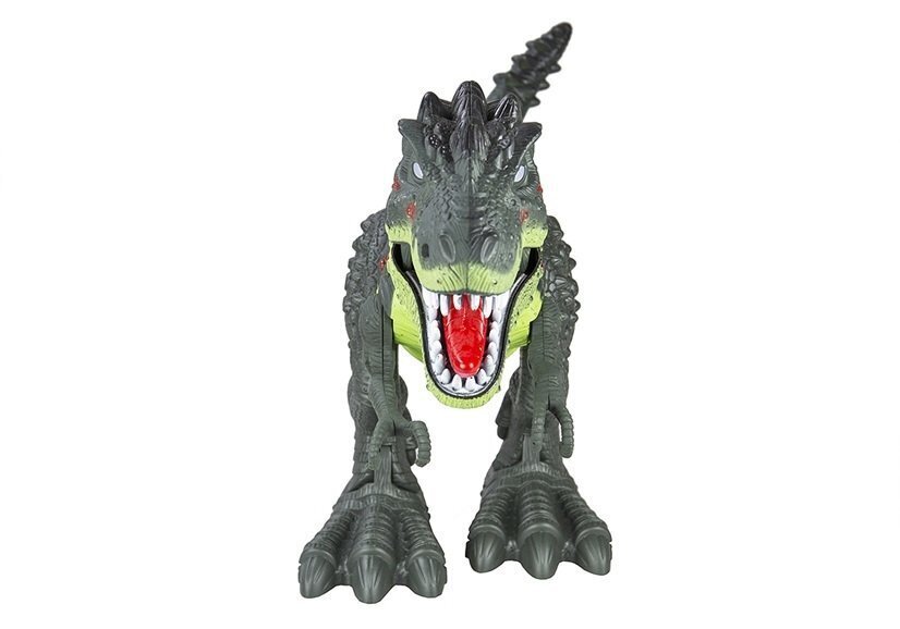 Kõndiv dinosaurus Tyrannosaurus Rex, roheline цена и информация | Poiste mänguasjad | kaup24.ee