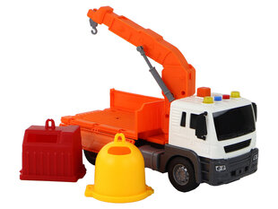 Kraana ja heliefektidega veoauto, oranž hind ja info | Poiste mänguasjad | kaup24.ee