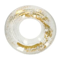 Ujuv täispuhutav ring glitter XXL galaxy 90cm цена и информация | Надувные и пляжные товары | kaup24.ee