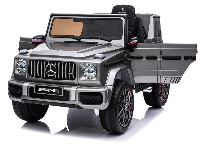 Mercedes G63 AMG BBH-002 elektriline kahekohaline džiip, hall hind ja info | Laste elektriautod | kaup24.ee