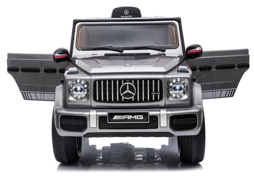 Mercedes G63 AMG BBH-002 elektriline kahekohaline džiip, hall hind ja info | Laste elektriautod | kaup24.ee