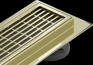 Duši äravool Mexen Flat 360 M33, Gold, 60 cm hind ja info | Duširennid | kaup24.ee