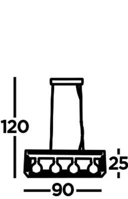 Searchlight rippvalgusti Square 54741-4NA hind ja info | Rippvalgustid | kaup24.ee