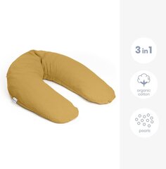 Imetamispadi Doomoo Comfy Big Tetra Ocre, kollane, 190 cm цена и информация | Подушки для кормления | kaup24.ee