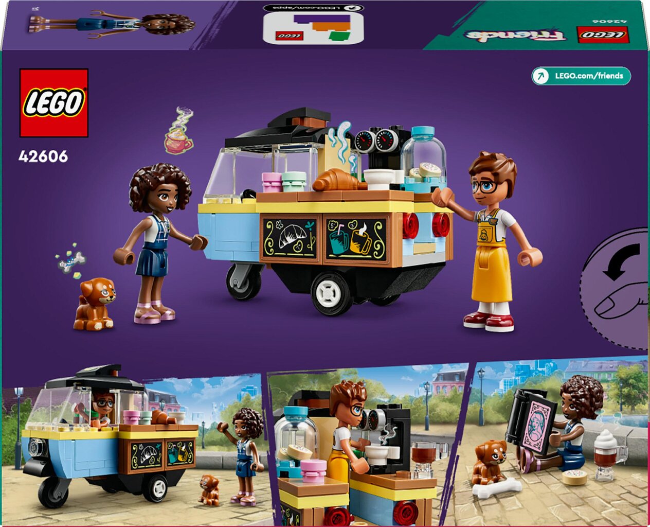 42606 Lego® Friends Mobiilne pagarikäru hind ja info | Klotsid ja konstruktorid | kaup24.ee